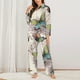 thumbnail image 2 of Fotbe Flying Butterflies-1 Conjunto de Pijama de Manga Larga para Mujer con Estampado, Ropa de Dormir de 2 Piezas, Conjunto de Casa Suave y Cómodo con Bolsillos-XX-Large, 2 of 7