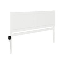 AFI Canyon Contemporary Solid Wood King Size Headboard in White