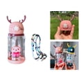 thumbnail image 3 of Botellas de agua para , agua potable para , botellas de agua para sin BPA, botellas para , botella de ROSADO Macarena Botellas de Oso Kawaii, 3 of 8