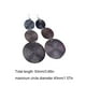 thumbnail image 2 of Anillos de oreja bohemios colgante de estilo Vintage sweethay Negro, 2 of 6