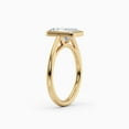 thumbnail image 2 of 9x7mm 3Ct Radiant Lab Created Diamond Bezel Set Engagement Ring in 14K Yellow Gold Plated, 2 of 4