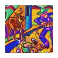 thumbnail image 2 of "Gold Rush in Fauvism" - Canvas, 2 of 25
