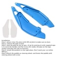 thumbnail image 4 of Steering Wheel Paddle Shifter Extension For Toyota Ractis Lexus Aluminium Blue, 4 of 13