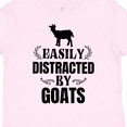 thumbnail image 4 of Inktastic Easily Distracted by Goats Boys or Girls Toddler T-Shirt, 4 of 5