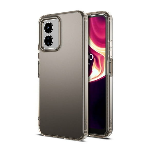 Transparent Clear Series Candy Skin Cover Slim Fit Rubber Gel Gummy Silicone TPU Case for Boost Celero 5G SC - Smoke