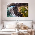 thumbnail image 2 of Elephant Stock Pebble Beach Ca Golf Course Wall Art - Horizontal Canvas Wall Art - Living Room Wall Decor - Sports Canvas - Black And Green Decor - 48" x 32", 2 of 8