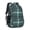 Blue and White, variant on Blue and Black Checkered Pattern Backpack for School, Cute School Bag with Adjustable Shoulder Straps and Padded Back, 16.9"x12.6"x5.9"