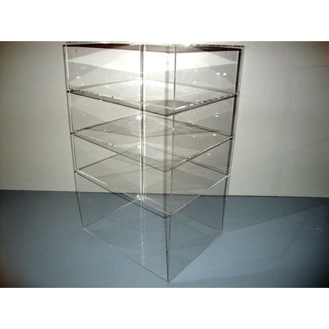 Displays2buy Acrylic Lucite 12" x 9 1/2" x 19" Countertop Display Case ShowCase Box Cabinet