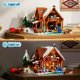 thumbnail image 2 of Juego de ladrillos de construcción Lumibricks Aurora-Cabin con 2425 piezas y luces, 2 of 7
