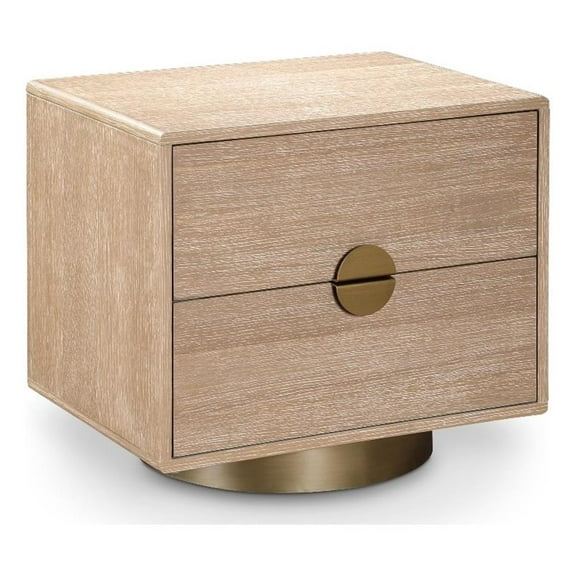 Pemberly Row Modern / Contemporary Natural Night Stand / Side Table