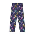 thumbnail image 5 of Xecao Colorful Dinosaur Men's Straight Lounge Pajama Pants: The Ultimate in Comfortable Sleepwear, 5 of 9