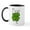 White/Black Inside, variant on CafePress - Snoopy And Clover - 11 oz Ceramic Mug - Novelty Coffee Tea Cup