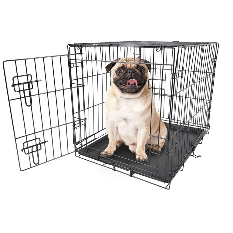 Vibrant Life, Single-Door Folding Dog Crate with Divider, Small, 22 