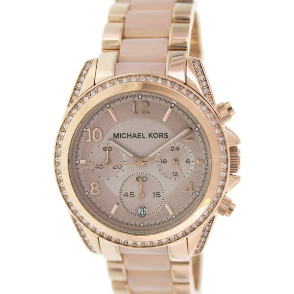 Michael Kors Women's Blair MK5943 Rose-Gold Stainless-Steel Plated Japanese Quartz Fashion Watch