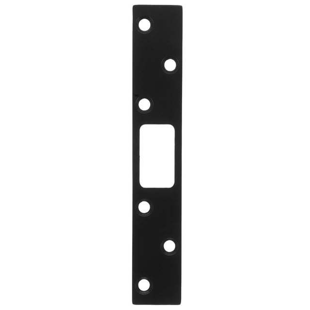 1 Set Door Strike Plate Extender Metal Door Plate Rectangular Shape Home Security For Residential Use