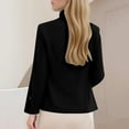 thumbnail image 6 of Under5 EGNMCR Blazers for Women Business Casual Long Sleeve Lapel Fall Open Front Suit Jacket Work Office Blazer Suit Dressy Lightweight Jackets Outfits Fall Winter, 6 of 8