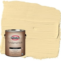 Glidden Fundamentals Dusty Yellow / Yellow Semi-Gloss Exterior Paint, 1 Gallon