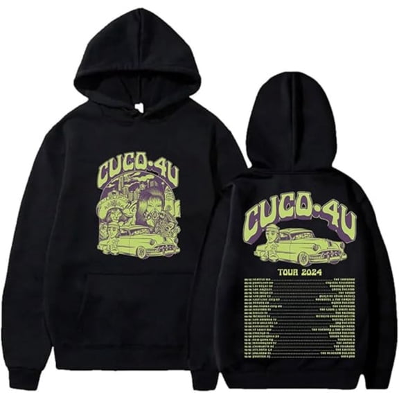 Cuco 4U Tour Merch Hoodies Women Men Long Sleeve Casual Sweatshirt Fashion Clothes