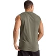 thumbnail image 3 of Hanes Essentials Men's Muscle Tank Sleeveless Tee Workout Gym Crewneck Midweight, 3 of 8