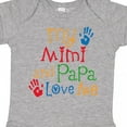 thumbnail image 4 of Inktastic Mimi and Papa Love Me Boys or Girls Baby Bodysuit, 4 of 5