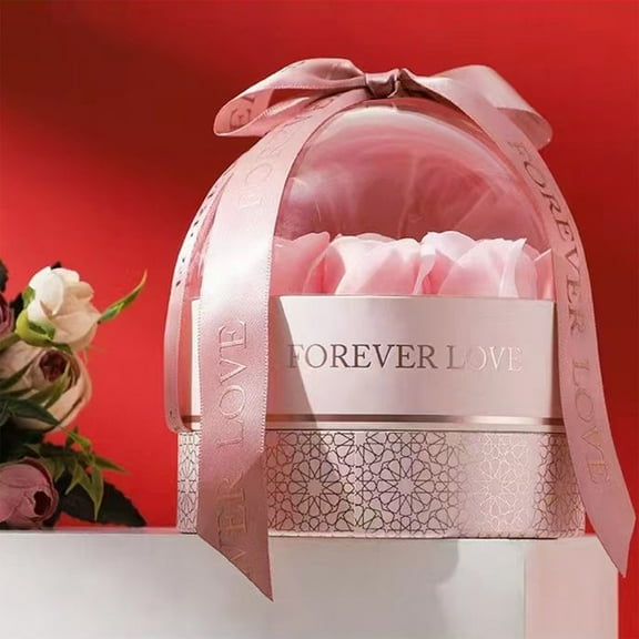 CxhicLuv Preserved Real Rose Gift, Eternal Flower for Mom, Grandma, Wife, Girlfriend, Valentine's Day & Christmas Decorations, Romantic Gifts for Her, Birthday & Holiday Gift Ideas