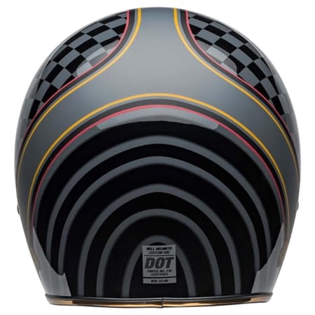 BELL Custom 500 Open-Face Motorcycle Helmet (Gloss RSD Wreakers Matte/Gloss Black/Gold - Medium)