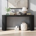 thumbnail image 2 of Tcbosik 59.2" Console Table, Narrow Entryway Table, Accent Sofa Table for Living Room, Foyer, Hallway, Black, 2 of 8