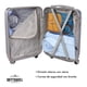 thumbnail image 4 of Set de Maletas de Viaje Con Ruedas 4 Pzs Sky Travel Premium Policarbonato plateado 030, 4 of 8