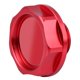 thumbnail image 2 of Car Aluminum Alloy Fuel Tank Cap (Red), 2 of 4