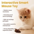 thumbnail image 5 of Apmemiss Interactive Cat Toy Mouse, Moving Automatic Cat Toys Mice Electronic with Tail, Automatic Cat Toys for Kitten Indoor/Outdoor Exercise Self Play Exercise, 5 of 8