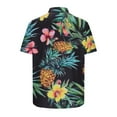 thumbnail image 5 of ZCFZJW Hawaiian Shirts for Men Quick Dry Summer Regular Fit Casual Floral Summer Short Sleeve Button Down Beach T-Shirts Trendy Holiday Vacation Tees Outfits Multicolor#04 L, 5 of 6