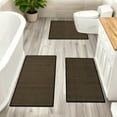 thumbnail image 2 of Bathroom Rugs Sets 3 Piece, Washable, Super Absorbent Bath Mat for Bathroom, Toilet and Tub, 2 of 10