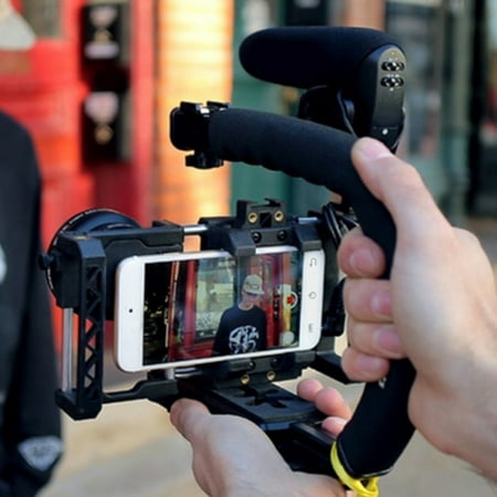 DV Hand Held C-Shaped Video Stabilizer Hand-held Low Frame Flash (Best Handheld Camera For Vlogging)