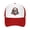 Red, variant on Skeleton Unisex Trucker Hats for Men Women Adjustable Casual Baseball Caps for Outdoor Activities Dad Cap
