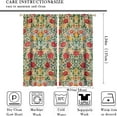 thumbnail image 2 of Floral Blackout Curtains, William Morris Watercolor Vintage Floral Curtains Patterned Curtains Retro Flower Art Boho Window Treatments for Living Room Bedroom Decor Drapes,42x54 Inch, 2 of 6