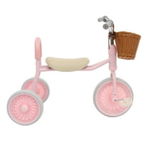 3-Wheel Bricyle Outdoor Riding Children Tricycle w/ Seat Backrest Kids Trike For 2-6 Years Old