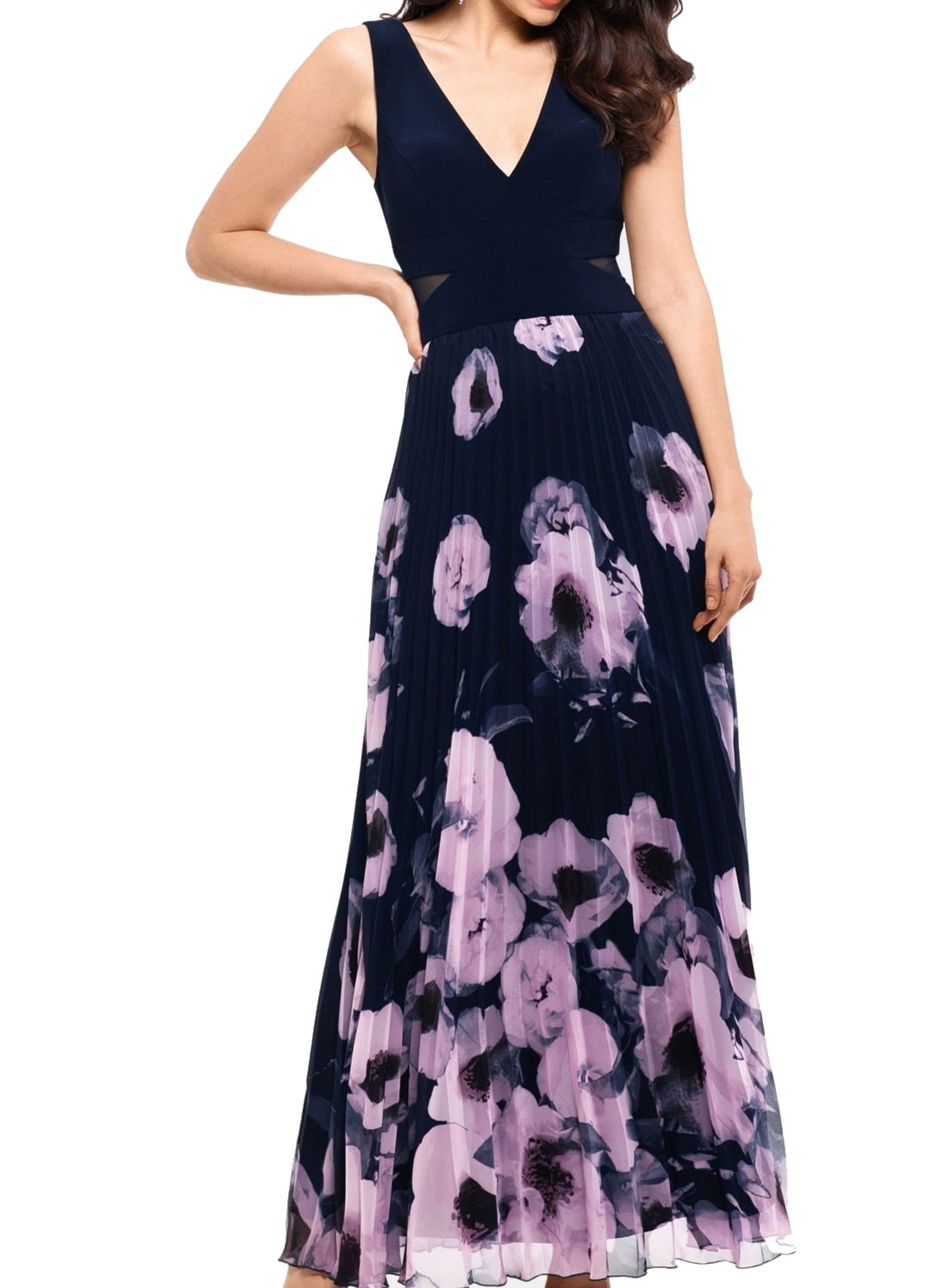 accordion maxi dress
