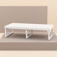 thumbnail image 4 of Luxury Commercial Living 51" White Patio Rectangular Lounge Coffee Table, 4 of 8