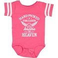 thumbnail image 3 of Inktastic Handpicked for Earth by My Auntie in Heaven with Angel Wings Boys or Girls Baby Bodysuit, 3 of 5
