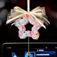 thumbnail image 4 of CHUANK Colorful Stained Glass Star Car Pendant - Elegant Interior Accessory, 4 of 7