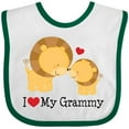 thumbnail image 3 of Inktastic I Love My Grammy Boys or Girls Baby Bib, 3 of 4