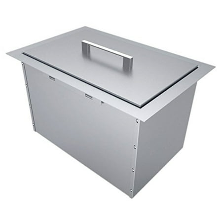 Over/Under 14  x 12  Height Single Basin Insulated Wall Ice Chest With Cover