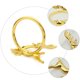 thumbnail image 3 of unbranded 8Ud De Servilleta En Metal Dorado Con De Ciervo Para En Y Bodas, 3 of 8