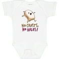 thumbnail image 3 of Inktastic No Crusts, No Rules- silly PB&J sandwich on the loose Boys or Girls Baby Bodysuit, 3 of 5