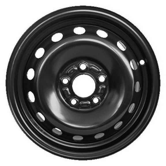 New 15x6 inch Wheel for Ford Focus (12-18) Black Painted Steel Rim