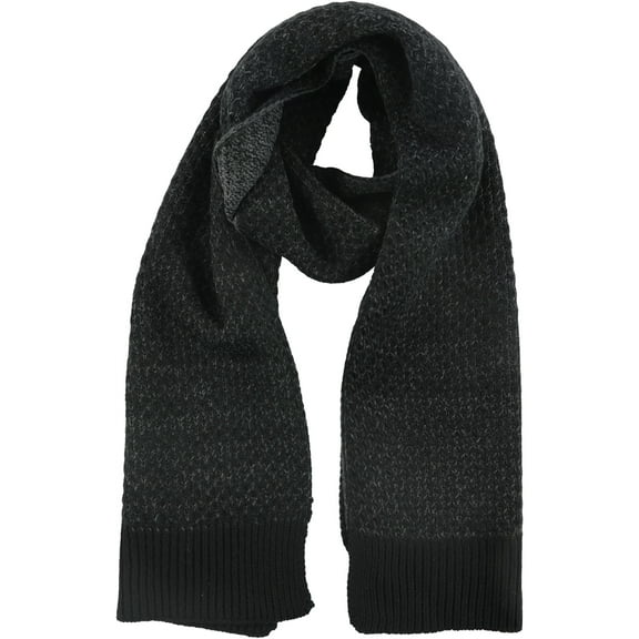Kenneth Cole Mens Two Tone Scarf, Grey, One Size