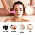 thumbnail image 5 of Dinheiro Juego de 2 brochas aplicadoras de mascarilla facial de silicona de doble cara con cuchara Tipo de cepillo facial de silicona duradero: estilo 2;, 5 of 5