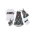 thumbnail image 2 of Summer Family Matching Outfits Floral Mommy and Me Dresses Baby Girl Flower Romper Daddy and Son Matching Shirts, 2 of 6