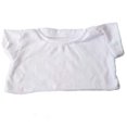 thumbnail image 2 of White Basic Tee Shirt Teddy Bear Clothes Fit 14" - 18" Build-a-bear, Vermont Teddy Bears, and Make Your Own Stuffed Animals Stuffems Toy Shop 1009, 2 of 2