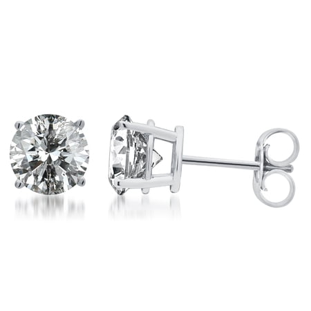 1.5 Carat T.w. Round White Diamond 14kt